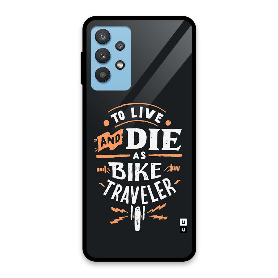 Bike Traveler Glass Back Case for Galaxy M32 5G