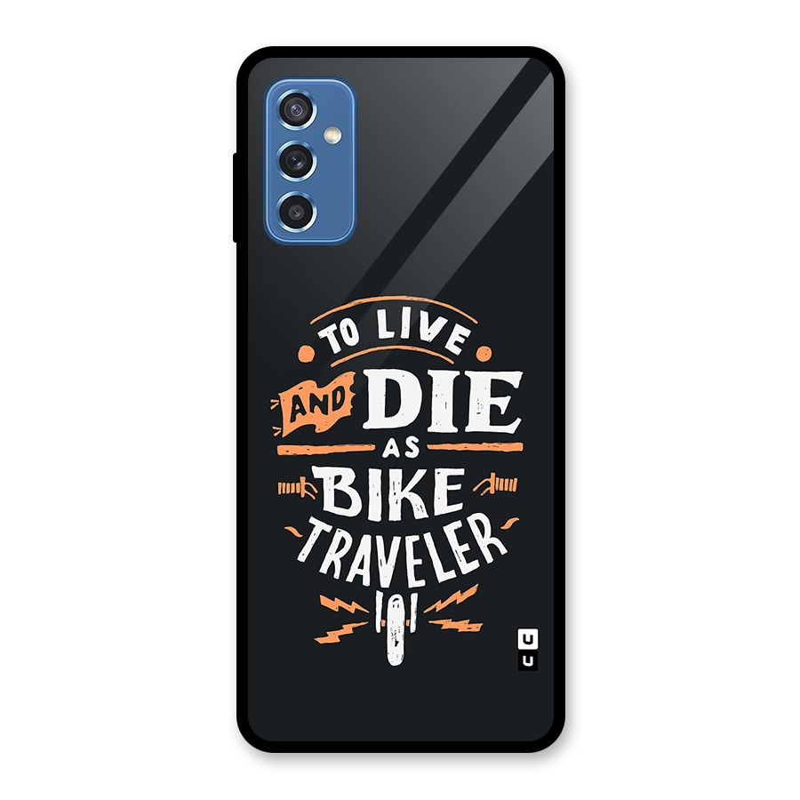 Bike Traveler Glass Back Case for Galaxy M52 5G