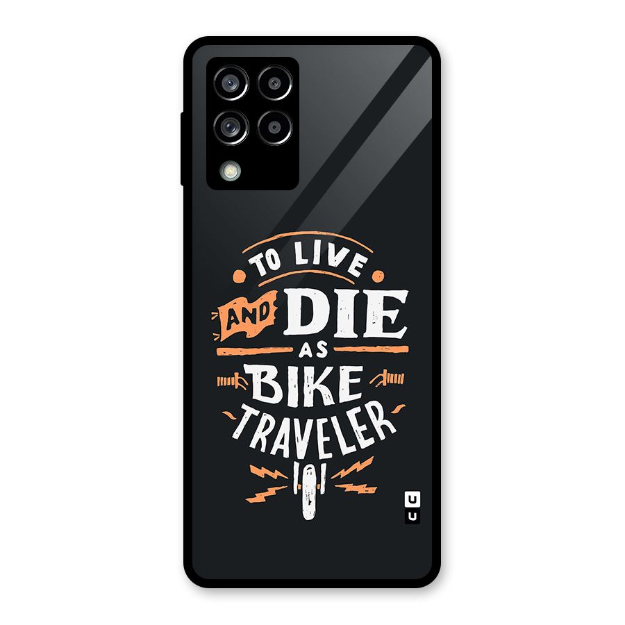 Bike Traveler Glass Back Case for Galaxy M53 5G