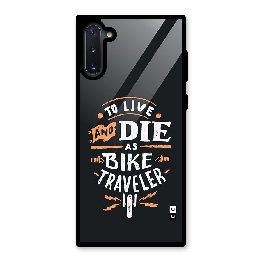 Bike Traveler Glass Back Case for Galaxy Note 10