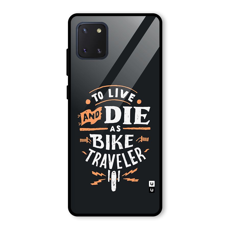 Bike Traveler Glass Back Case for Galaxy Note 10 Lite