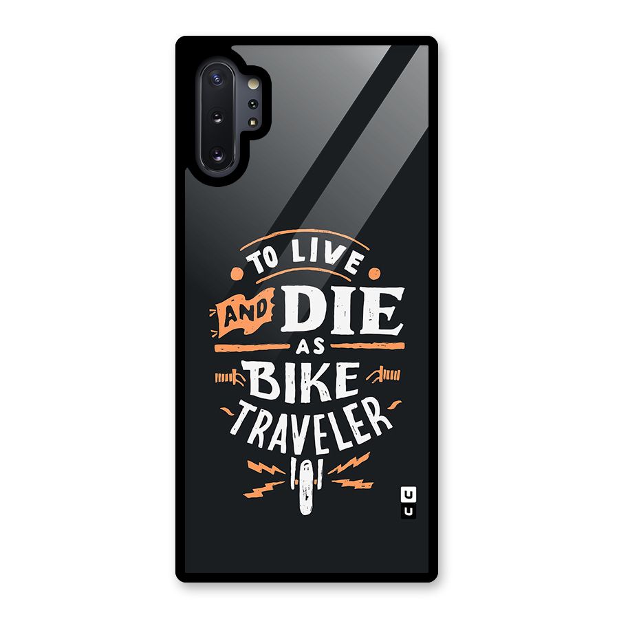 Bike Traveler Glass Back Case for Galaxy Note 10 Plus