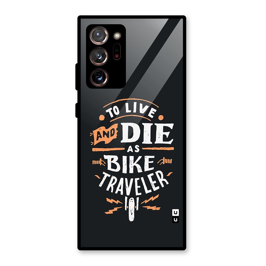 Bike Traveler Glass Back Case for Galaxy Note 20 Ultra 5G