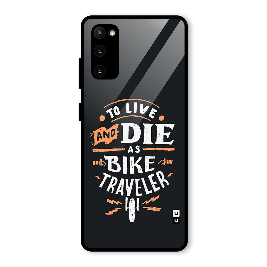 Bike Traveler Glass Back Case for Galaxy S20 FE