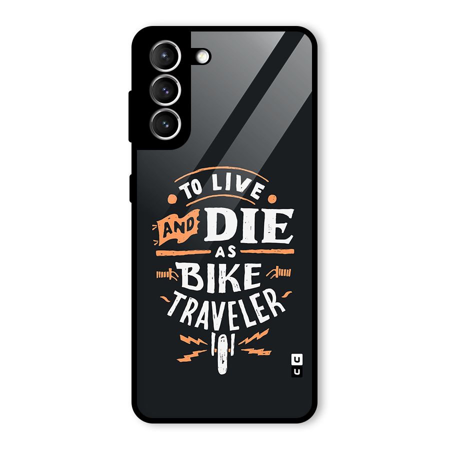 Bike Traveler Glass Back Case for Galaxy S21 5G