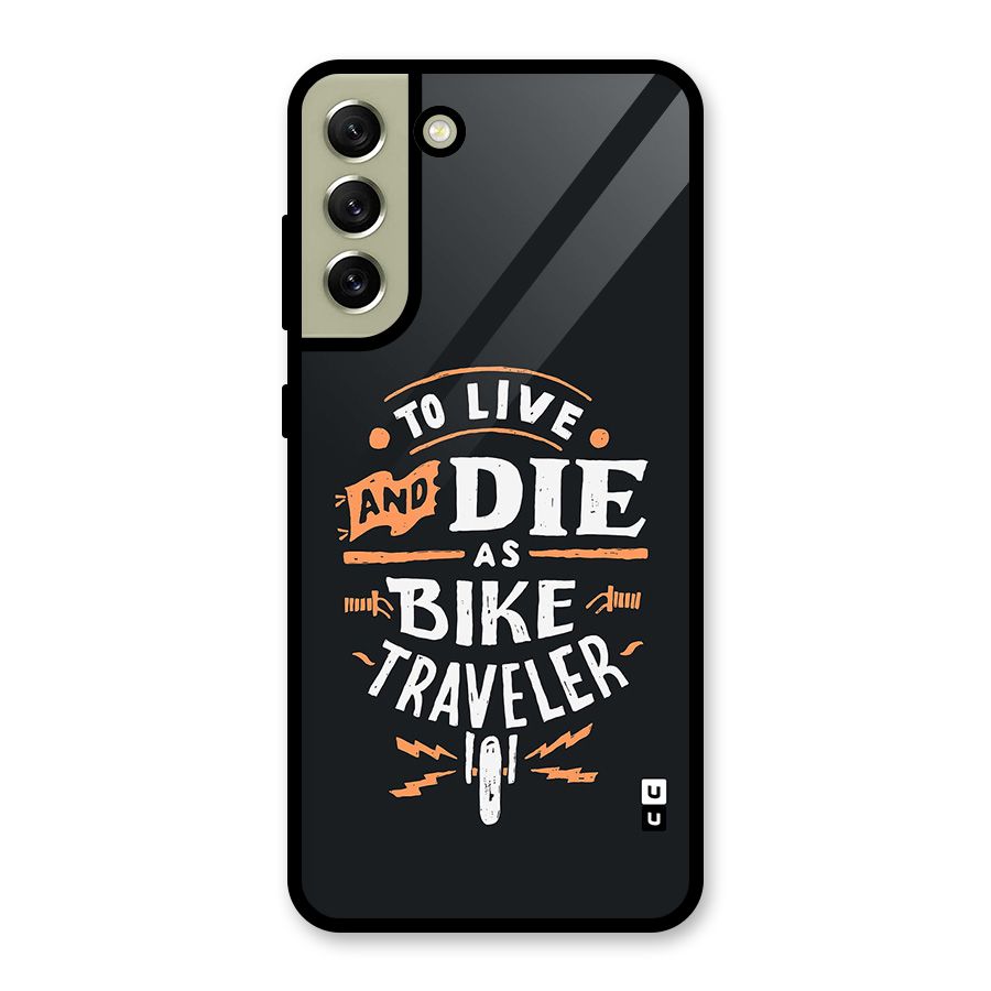 Bike Traveler Glass Back Case for Galaxy S21 FE 5G