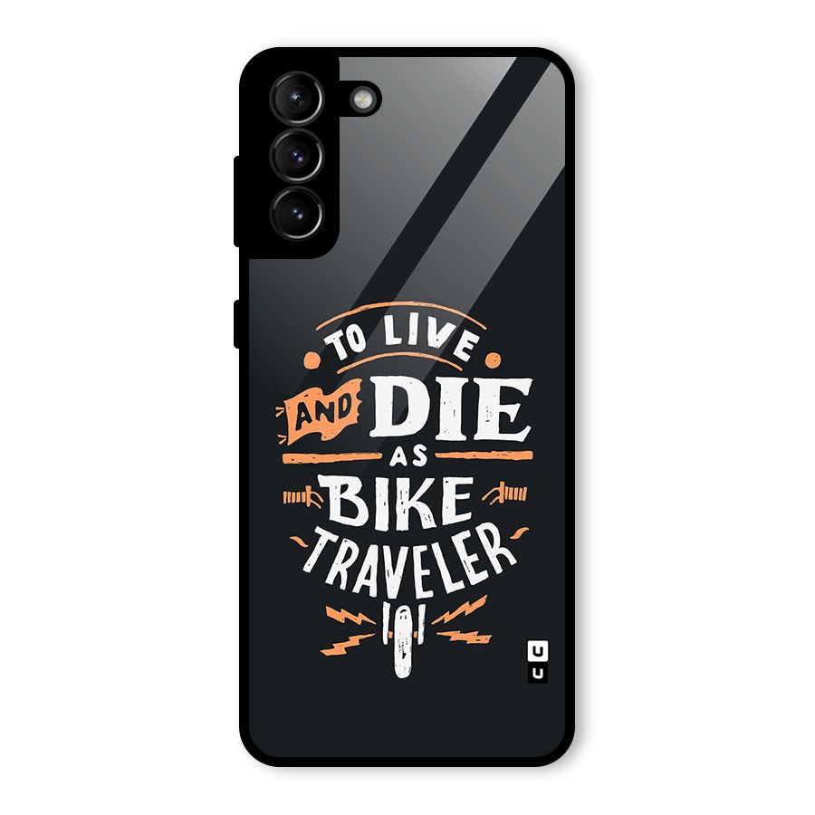 Bike Traveler Glass Back Case for Galaxy S21 Plus