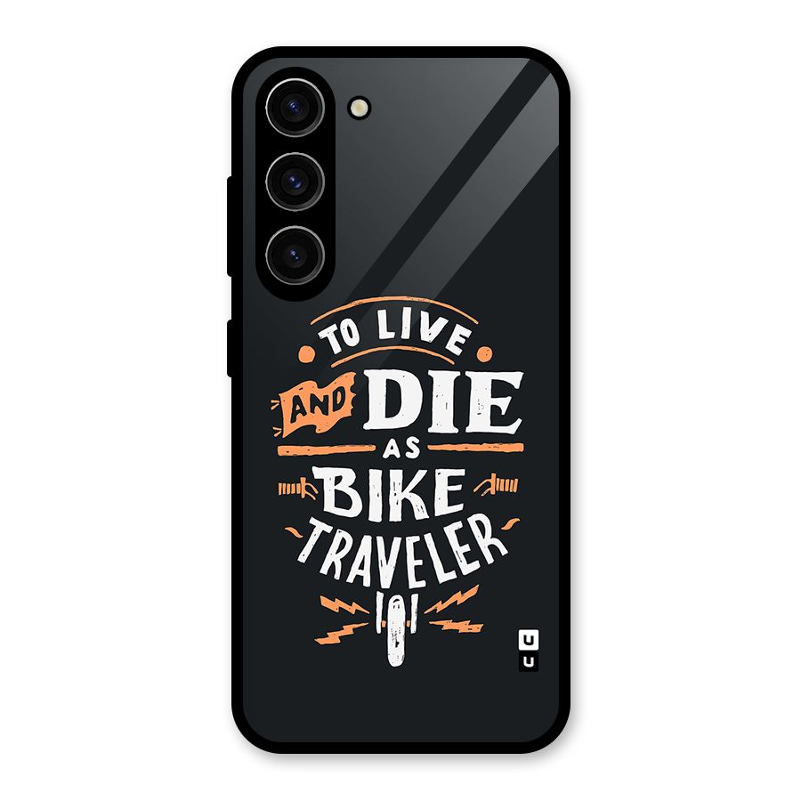 Bike Traveler Glass Back Case for Galaxy S23