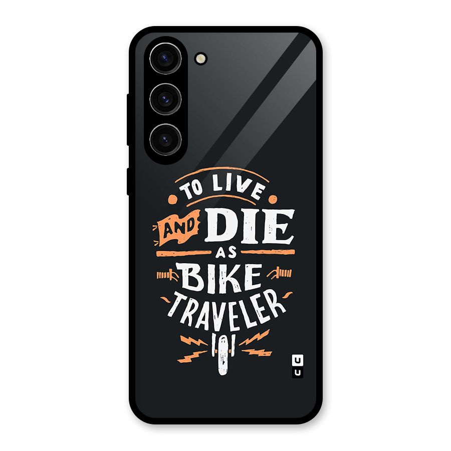 Bike Traveler Glass Back Case for Galaxy S23 Plus