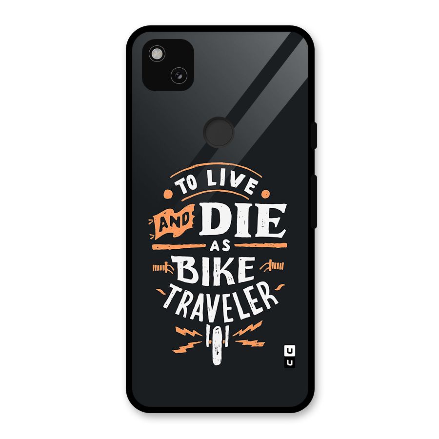 Bike Traveler Glass Back Case for Google Pixel 4a