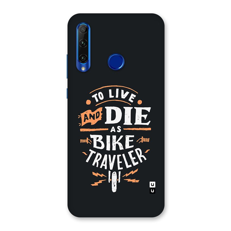 Bike Traveler Back Case for Honor 20i