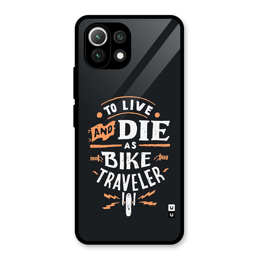 Bike Traveler Glass Back Case for Mi 11 Lite NE 5G