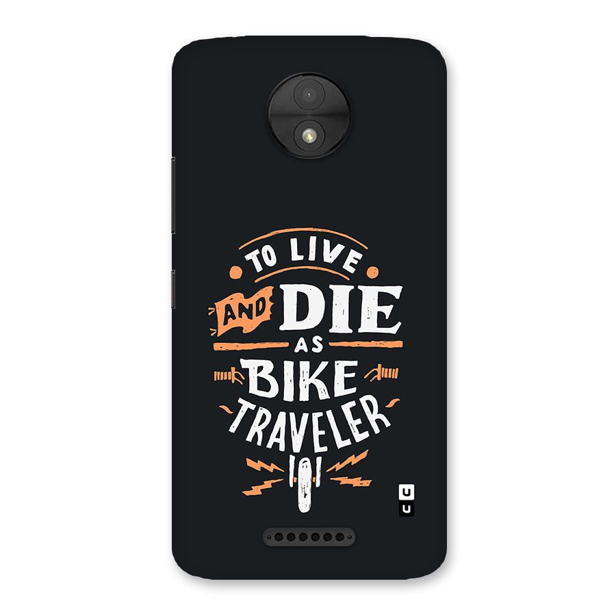 Bike Traveler Back Case for Moto C