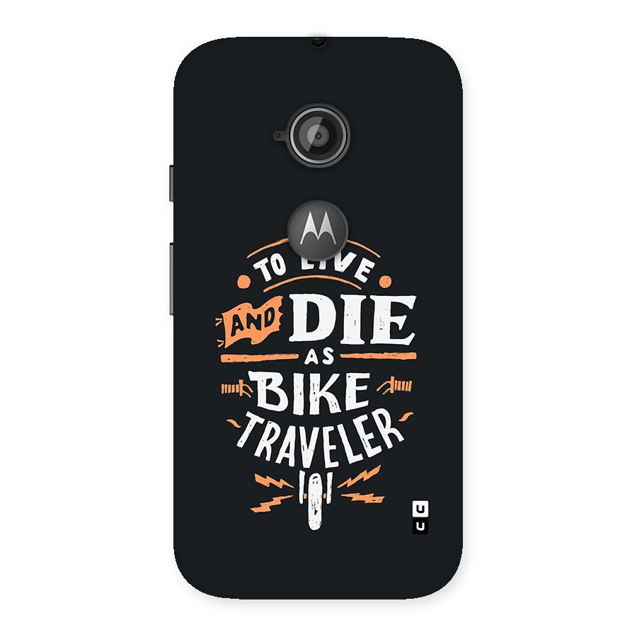 Bike Traveler Back Case for Moto E 2nd Gen