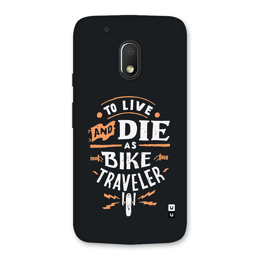 Bike Traveler Back Case for Moto G4 Play