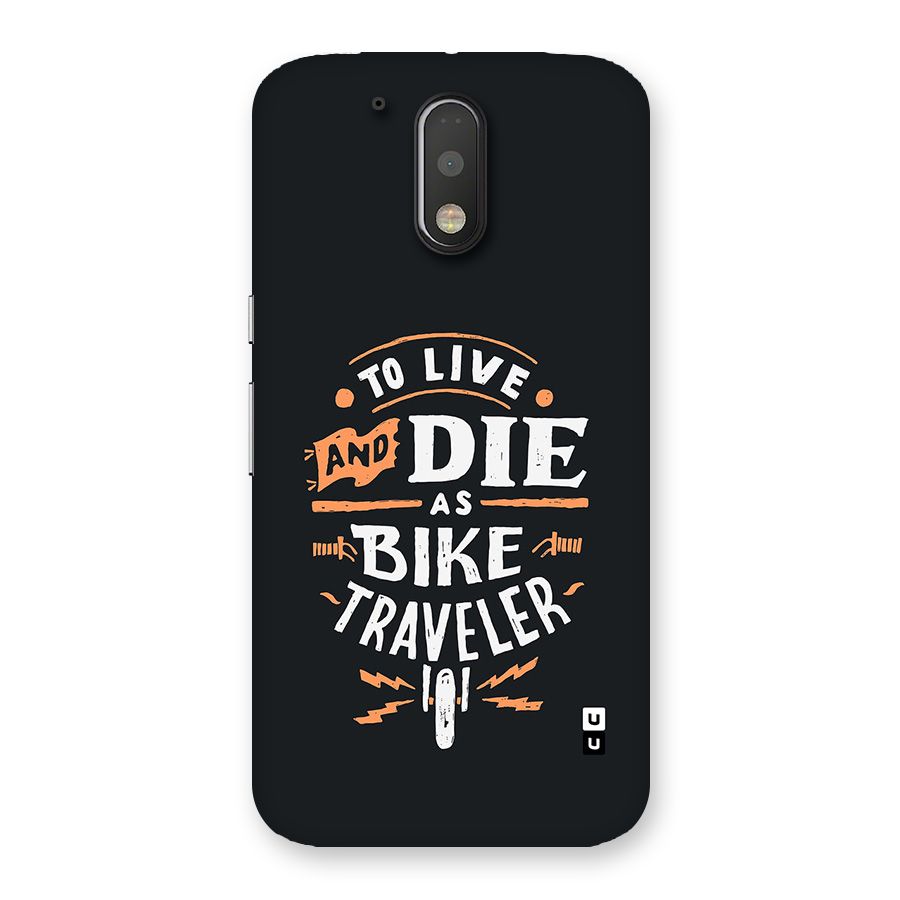 Bike Traveler Back Case for Moto G4 Plus