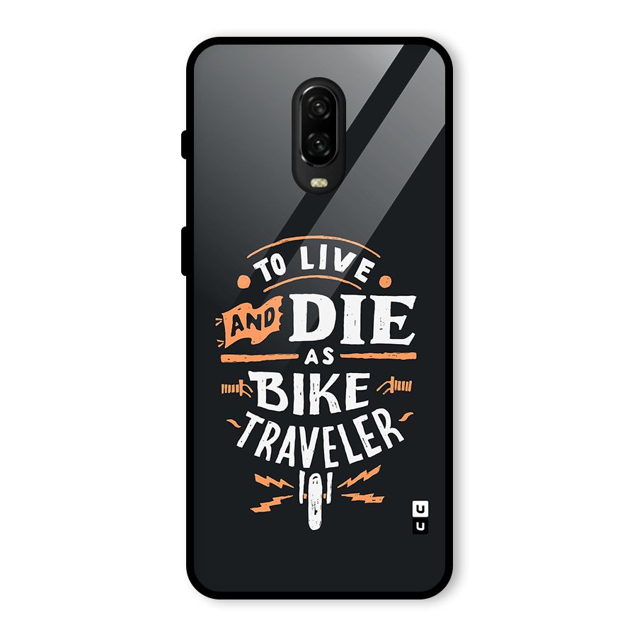 Bike Traveler Glass Back Case for OnePlus 6T