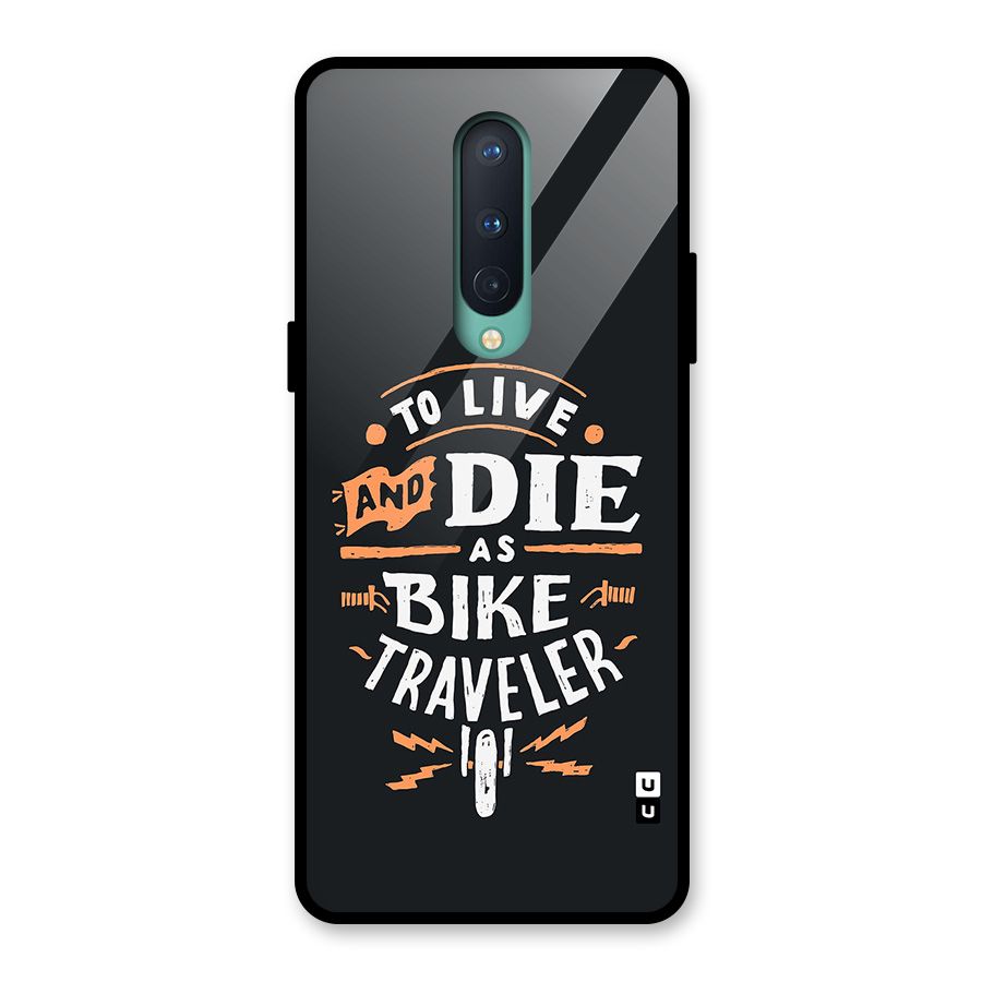 Bike Traveler Glass Back Case for OnePlus 8