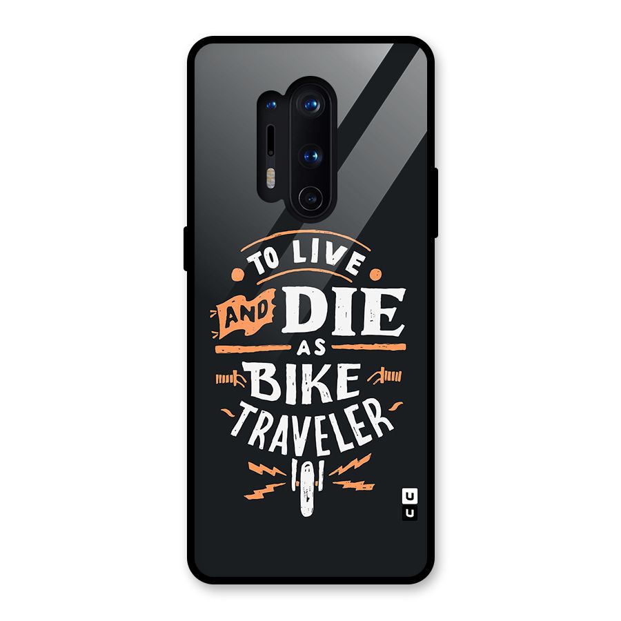 Bike Traveler Glass Back Case for OnePlus 8 Pro