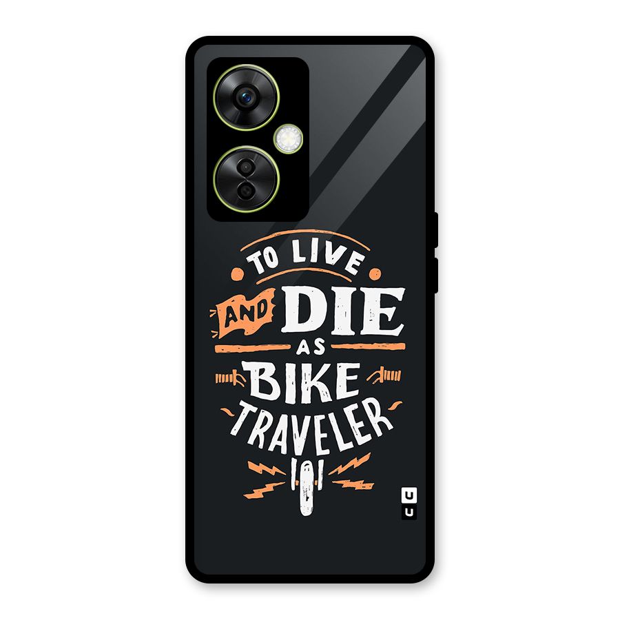 Bike Traveler Glass Back Case for OnePlus Nord CE 3 Lite