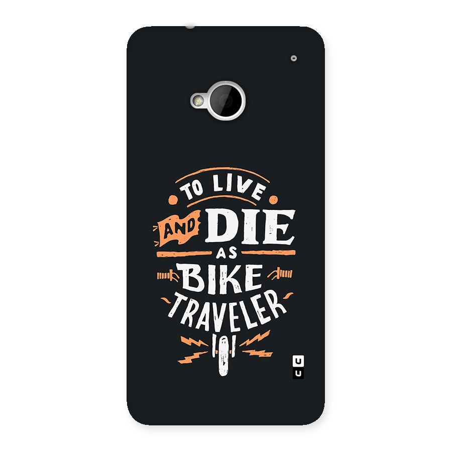Bike Traveler Back Case for One M7 (Single Sim)