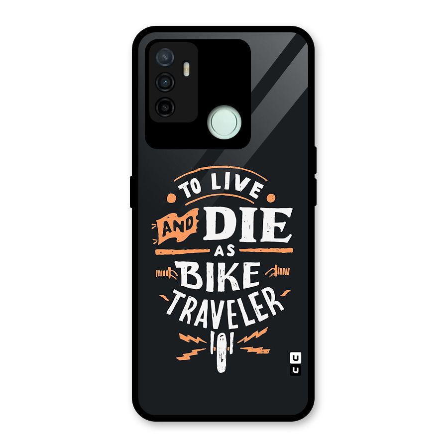 Bike Traveler Glass Back Case for Oppo A53