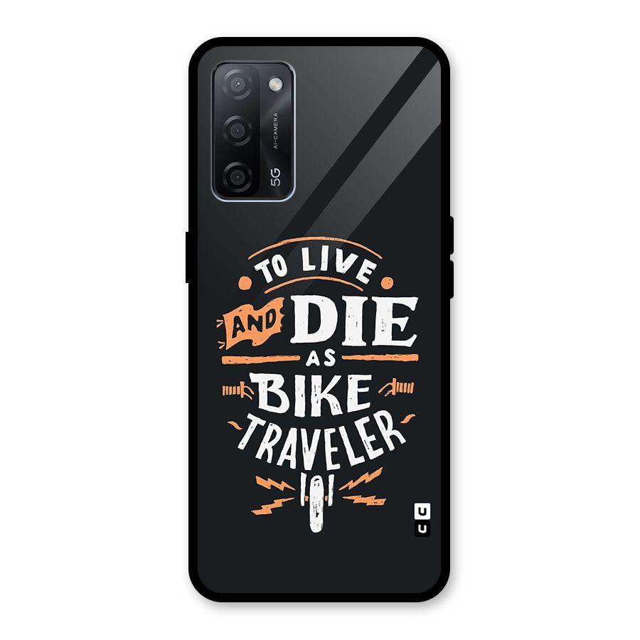 Bike Traveler Glass Back Case for Oppo A53s 5G