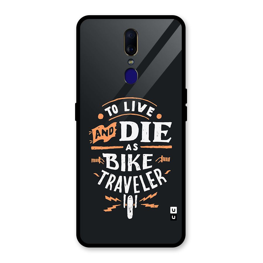 Bike Traveler Glass Back Case for Oppo F11