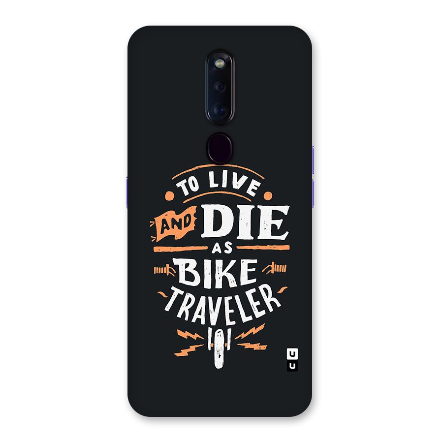 Bike Traveler Back Case for Oppo F11 Pro