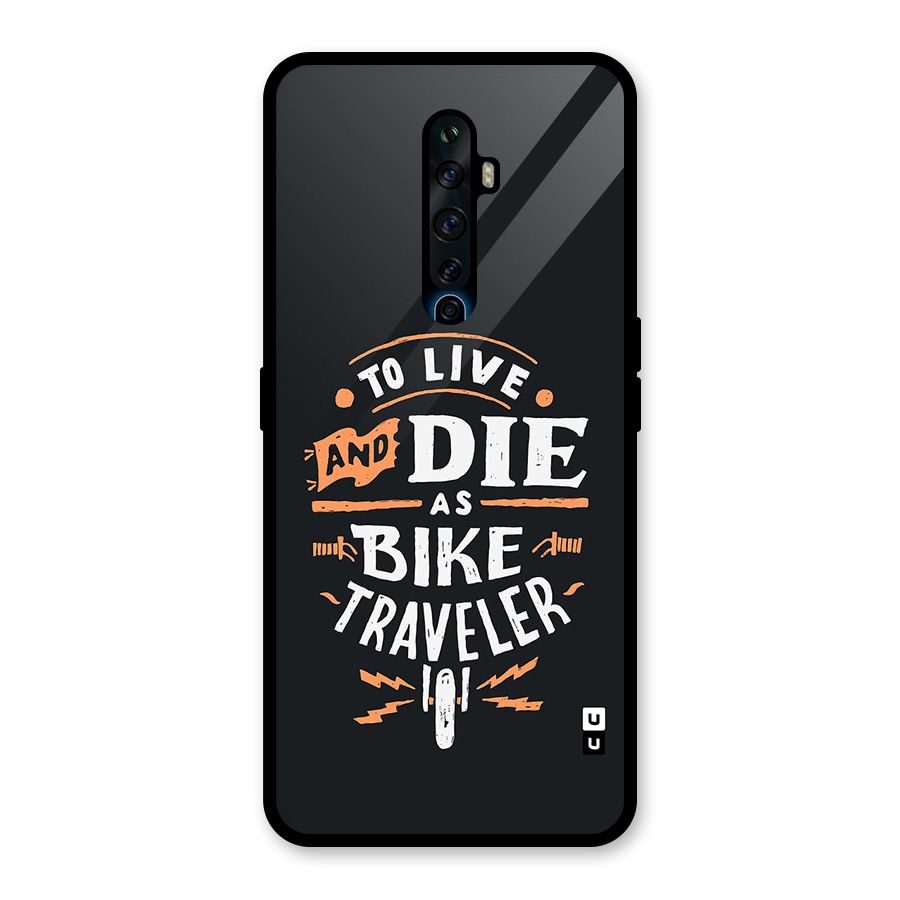 Bike Traveler Glass Back Case for Oppo Reno2 Z