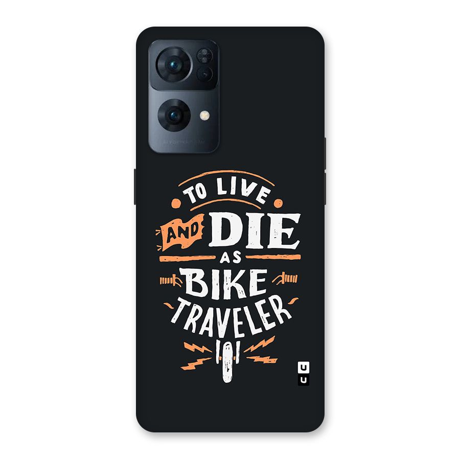 Bike Traveler Back Case for Oppo Reno7 Pro 5G