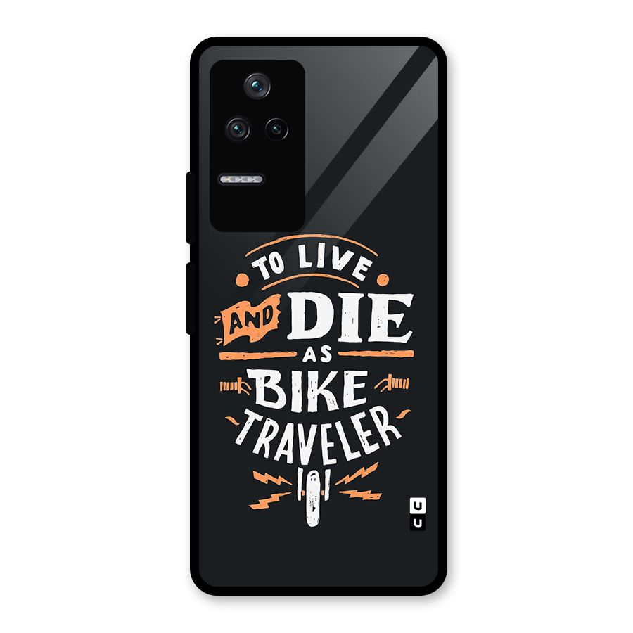 Bike Traveler Glass Back Case for Poco F4 5G