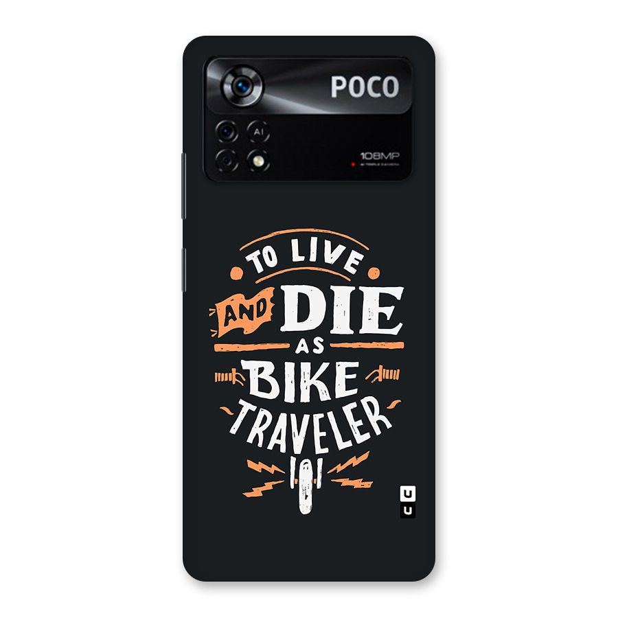 Bike Traveler Back Case for Poco X4 Pro 5G
