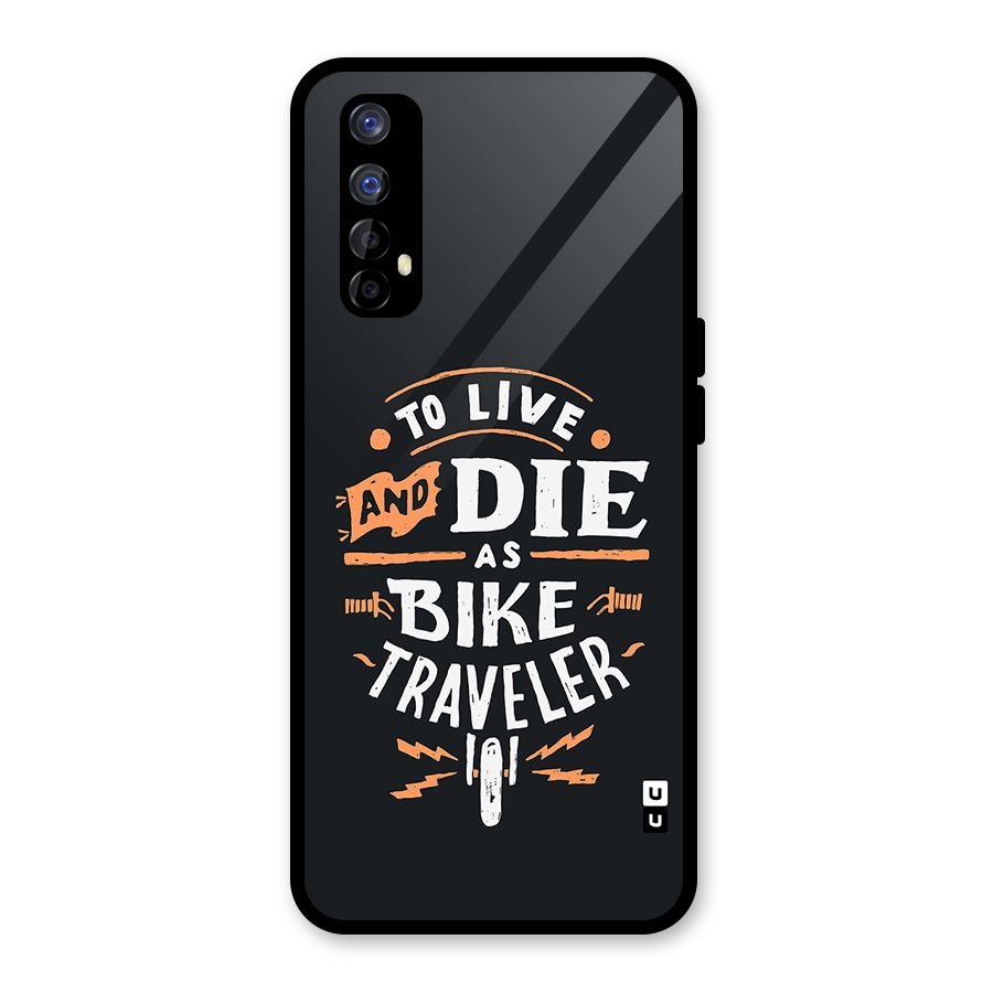 Bike Traveler Glass Back Case for Realme 7