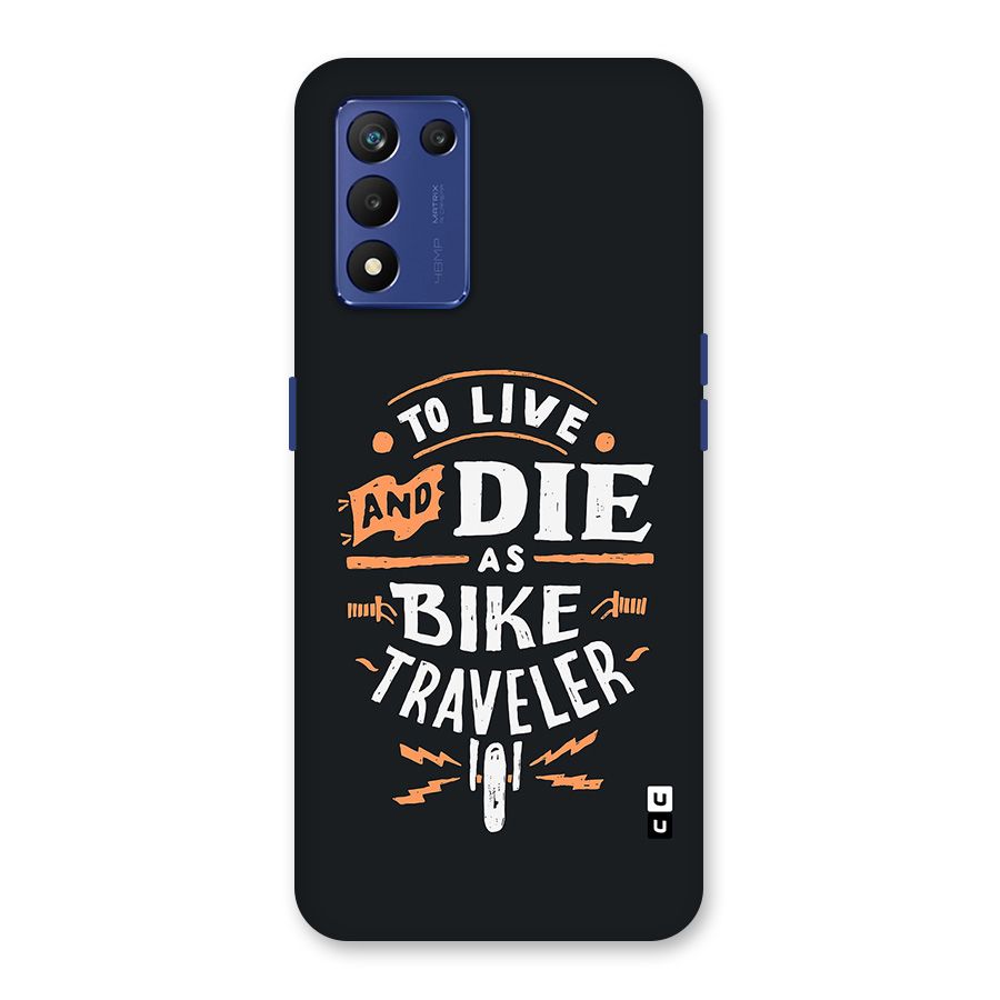 Bike Traveler Glass Back Case for Realme 9 5G Speed