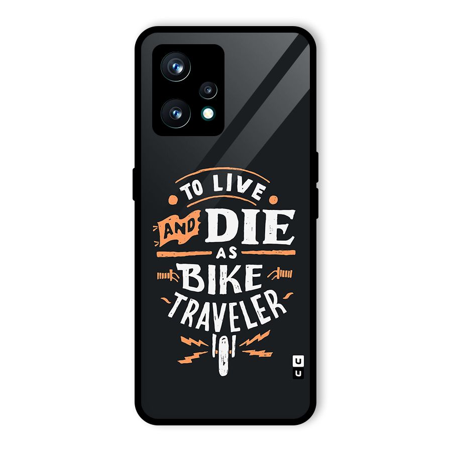 Bike Traveler Glass Back Case for Realme 9 Pro Plus 5G