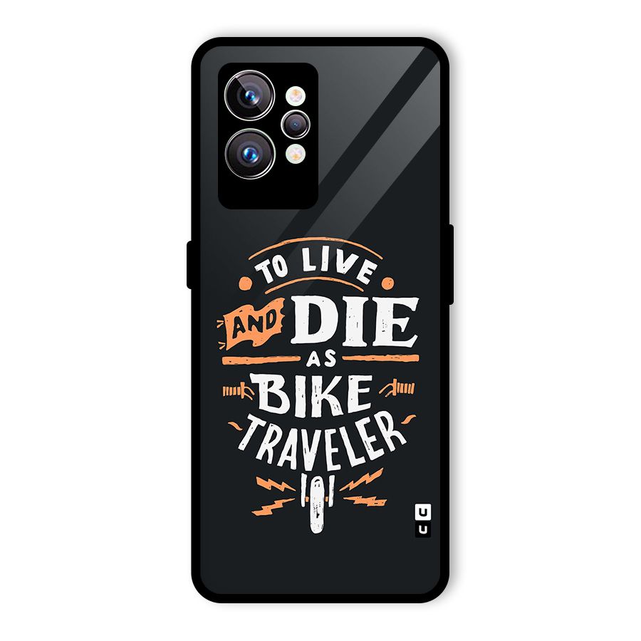Bike Traveler Glass Back Case for Realme GT2 Pro