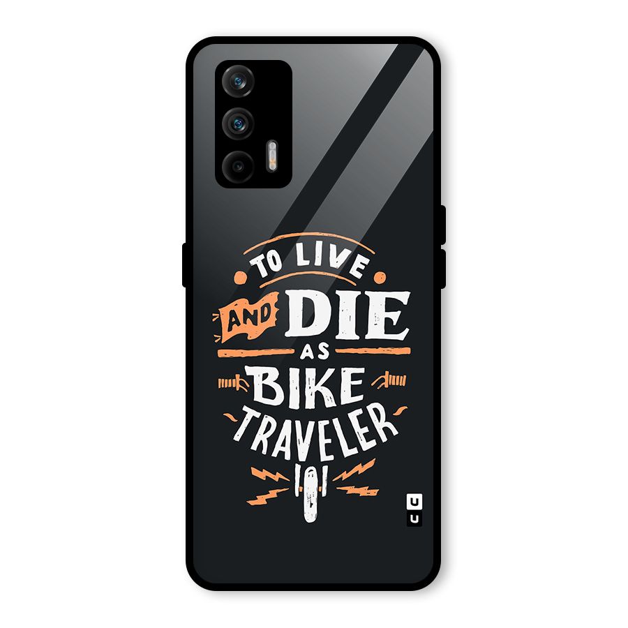 Bike Traveler Glass Back Case for Realme GT 5G