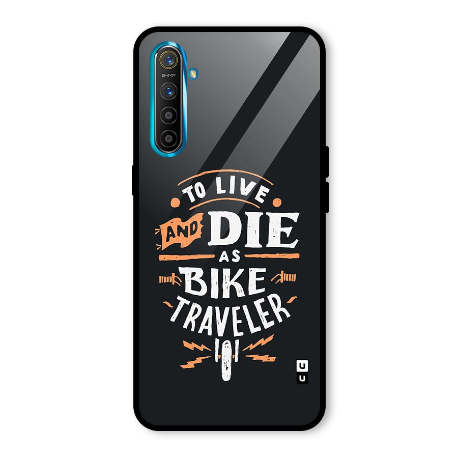 Bike Traveler Glass Back Case for Realme X2