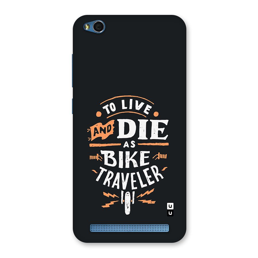 Bike Traveler Back Case for Redmi 5A