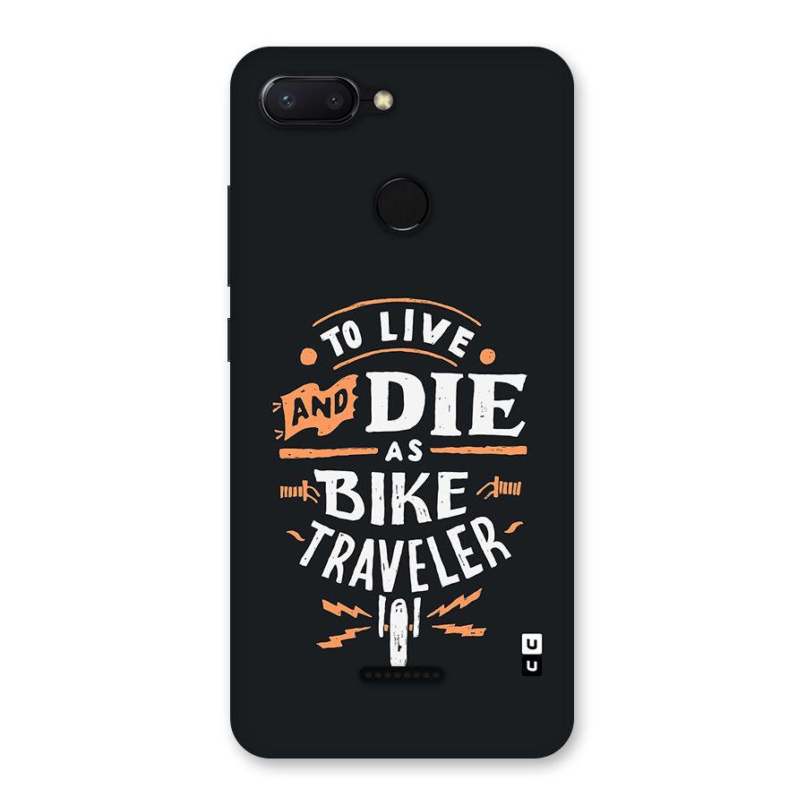 Bike Traveler Back Case for Redmi 6