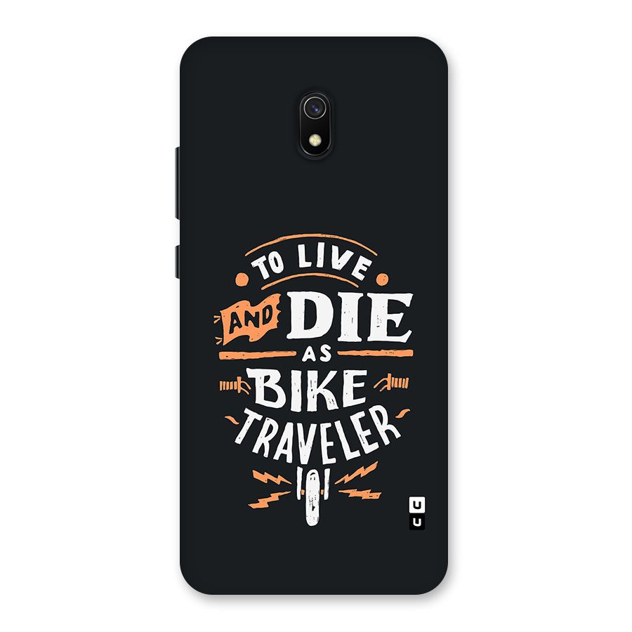 Bike Traveler Back Case for Redmi 8A