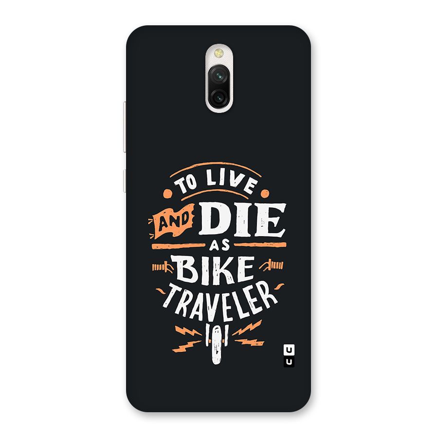 Bike Traveler Back Case for Redmi 8A Dual