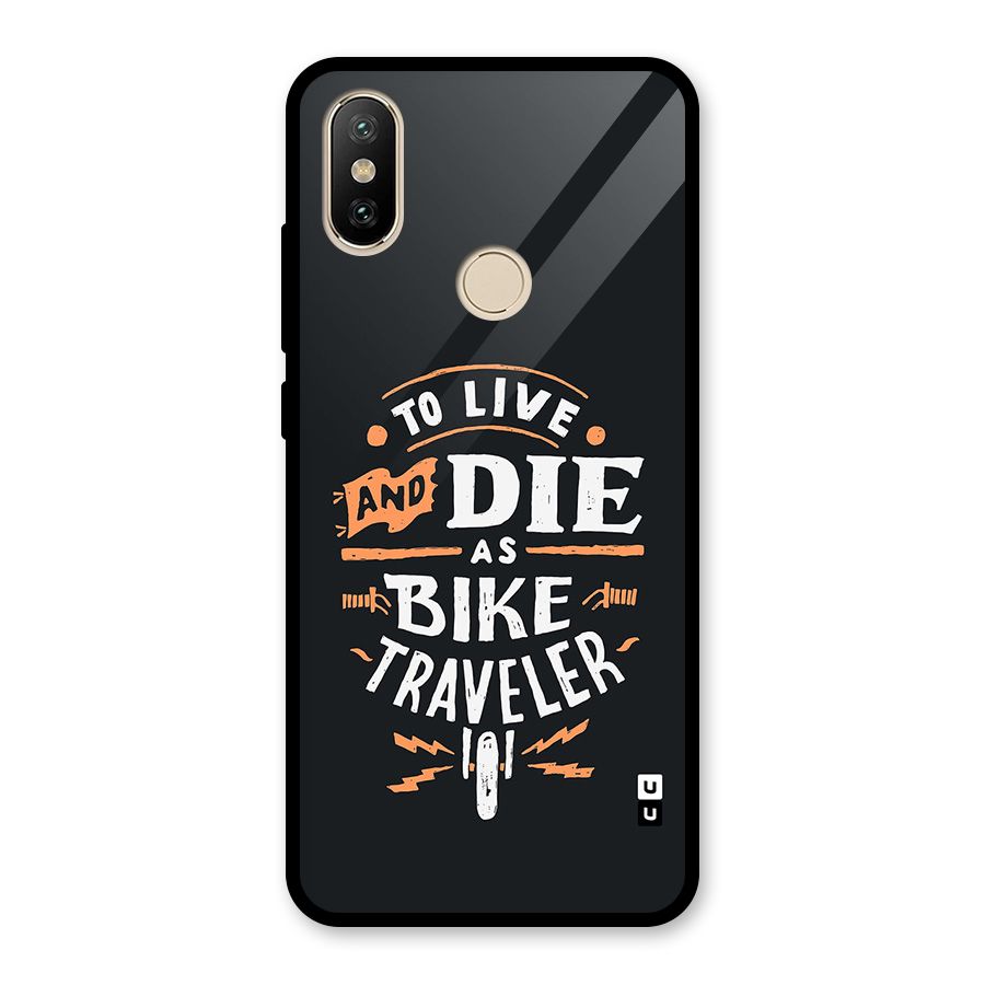 Bike Traveler Glass Back Case for Redmi A2