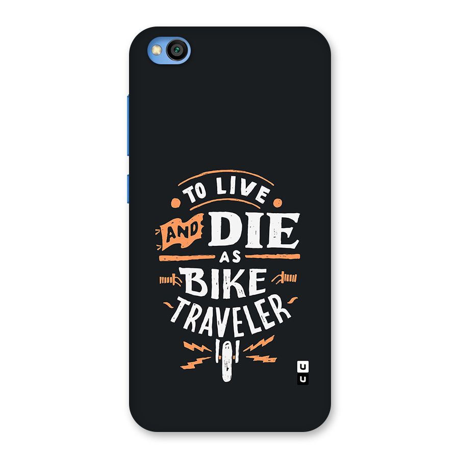 Bike Traveler Back Case for Redmi Go