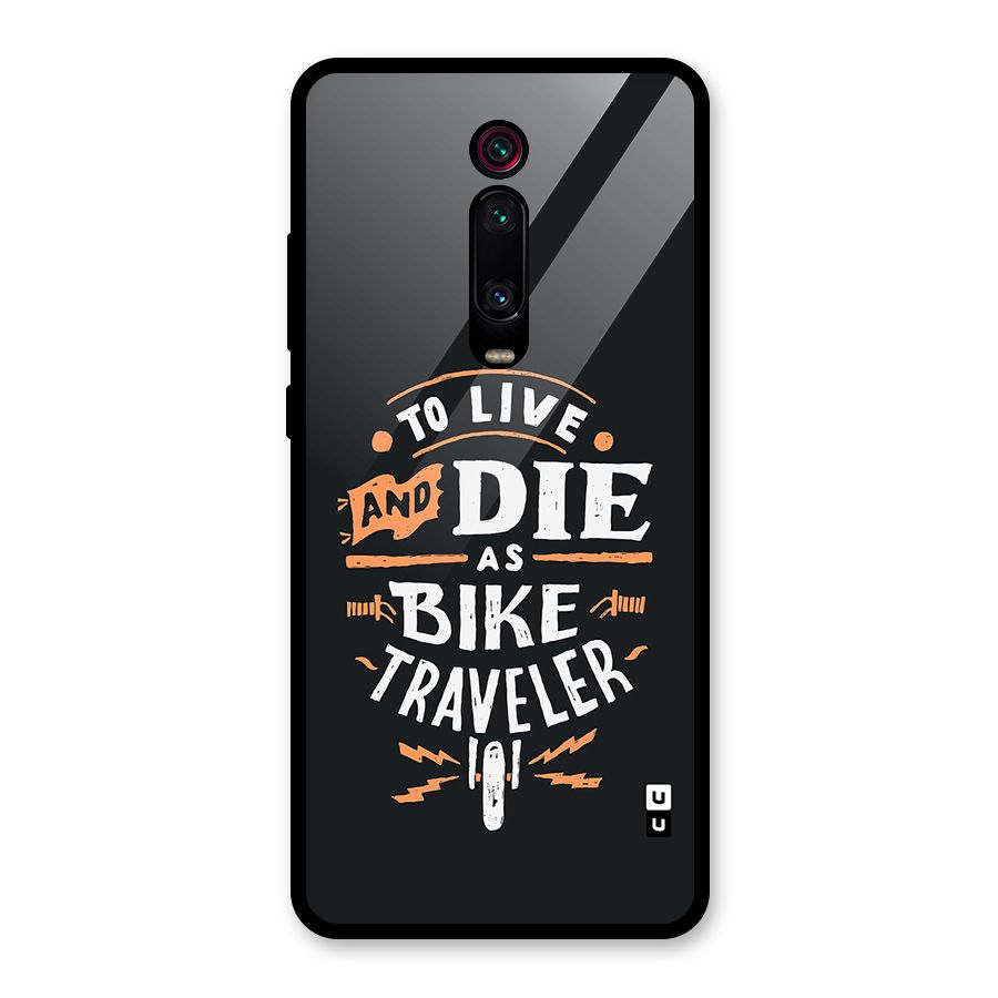 Bike Traveler Glass Back Case for Redmi K20