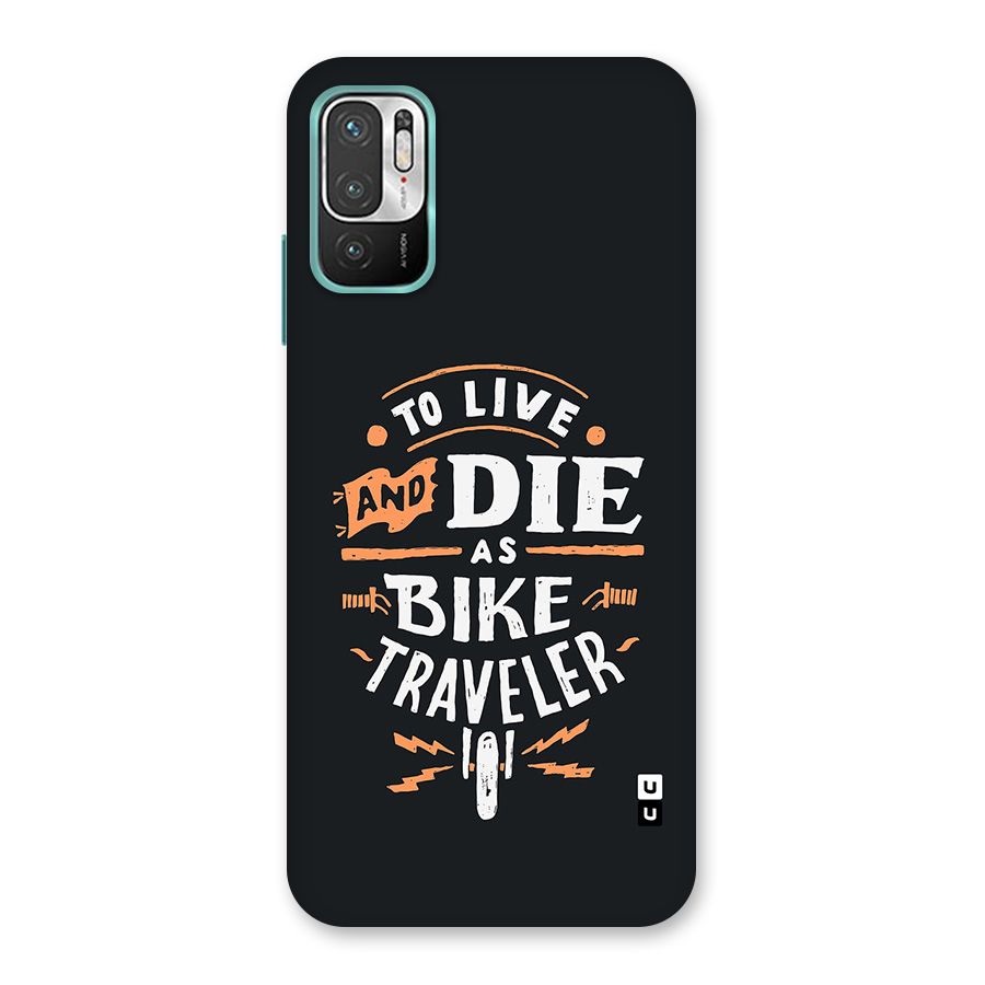 Bike Traveler Back Case for Redmi Note 10T 5G