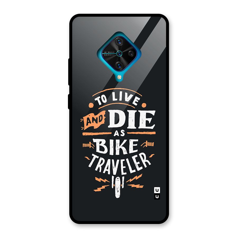 Bike Traveler Glass Back Case for Vivo S1 Pro