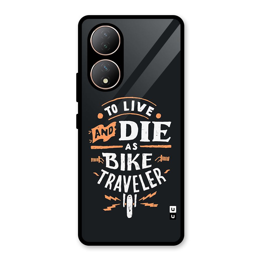 Bike Traveler Glass Back Case for Vivo T2