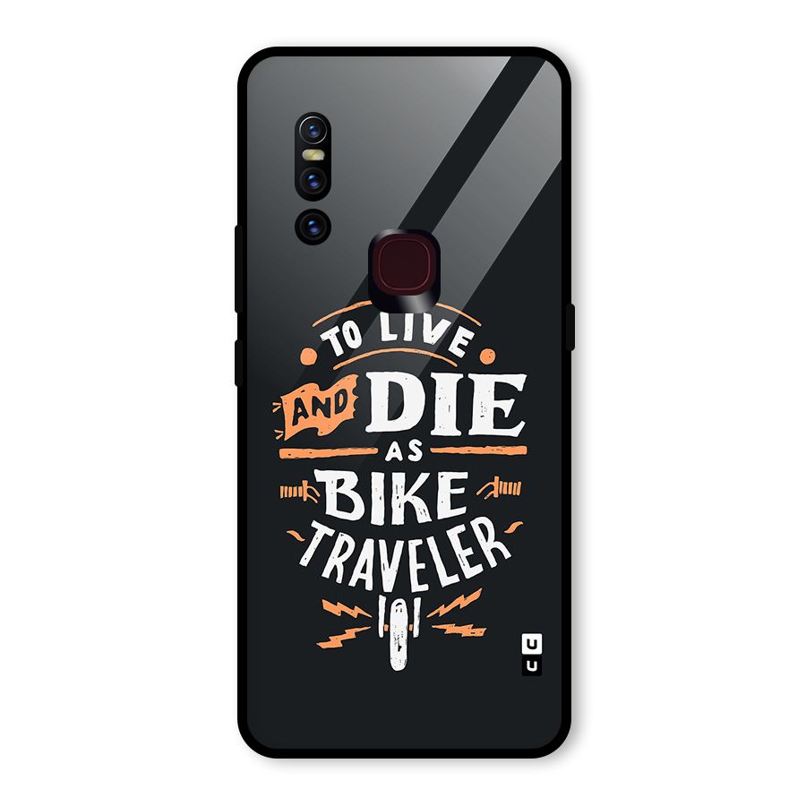 Bike Traveler Glass Back Case for Vivo V15